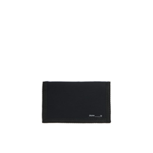 Cropp - Czarny materiałowy portfel basic - czarny ze sklepu Cropp w kategorii Portfele męskie - zdjęcie 178336627