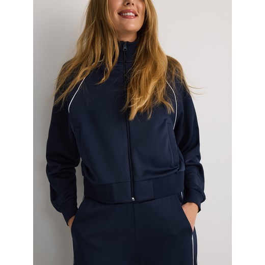 Bluza damska Reserved granatowa jesienna
