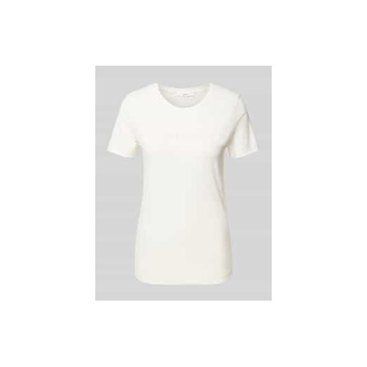 T-shirt z wyhaftowanym logo model ‘LUCIA’ ze sklepu Peek&Cloppenburg  w kategorii Bluzki damskie - zdjęcie 178339088