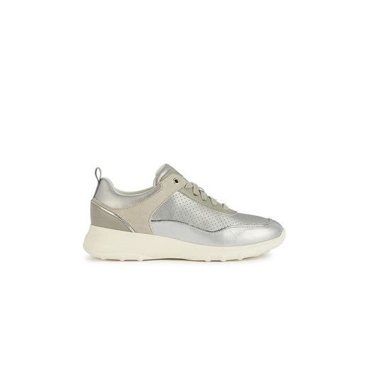 Geox Sneakersy &quot;Alleniee&quot; w kolorze srebrno-kremowym ze sklepu Limango Polska w kategorii Buty sportowe damskie - zdjęcie 178340986