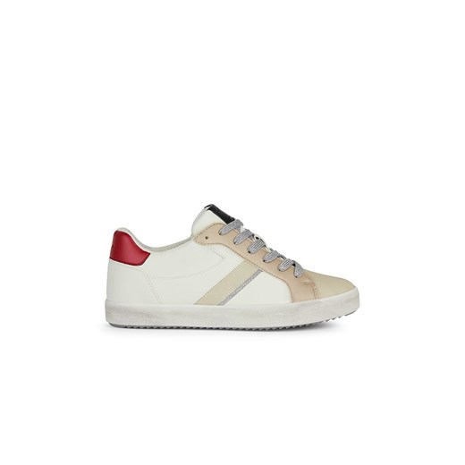Geox Sneakersy &quot;Blomiee&quot; w kolorze biało-beżowo-czerwonym ze sklepu Limango Polska w kategorii Buty sportowe damskie - zdjęcie 178341106