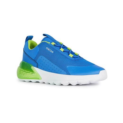 Buty sportowe dziecięce Geox z tkaniny niebieskie
