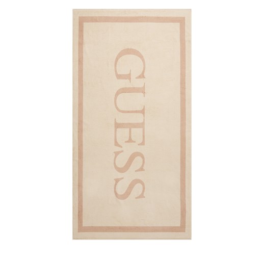 Ręcznik plażowy Guess E5GZ13 SG00P Écru Guess one size eobuwie.pl