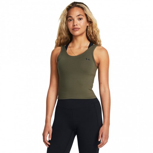 Damski top treningowy Under Armour Motion Tank Emea - oliwkowy/khaki ze sklepu Sportstylestory.com w kategorii Bluzki damskie - zdjęcie 178345658