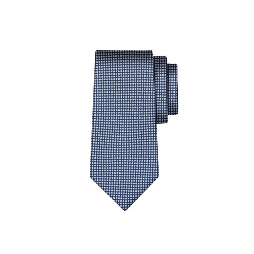 Granatowy krawat Lambert wolczanka niebieski 