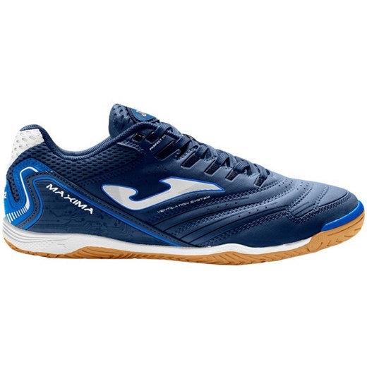 Buty piłkarskie Joma Maxima 2303 Indoor M MAXS2303IN niebieskie niebieskie ze sklepu ButyModne.pl w kategorii Buty sportowe męskie - zdjęcie 178346119