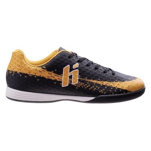 Huari Buty piłkarskie Halówki Recoleti Ic M000165744 czarno-żółte czarne ze sklepu ButyModne.pl w kategorii Buty sportowe męskie - zdjęcie 178346489