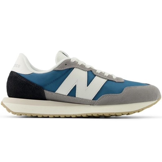 Buty sportowe New Balance MS237RTG szaro-niebieskie ze sklepu ButyModne.pl w kategorii Buty sportowe męskie - zdjęcie 178346516
