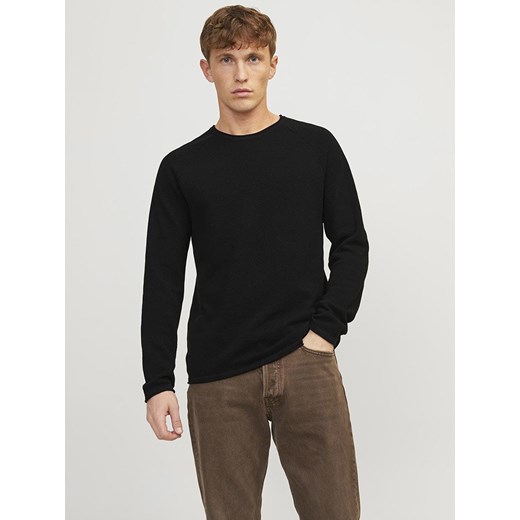 Jack &amp; Jones Sweter w kolorze czarnym ze sklepu Limango Polska w kategorii Swetry męskie - zdjęcie 178347956