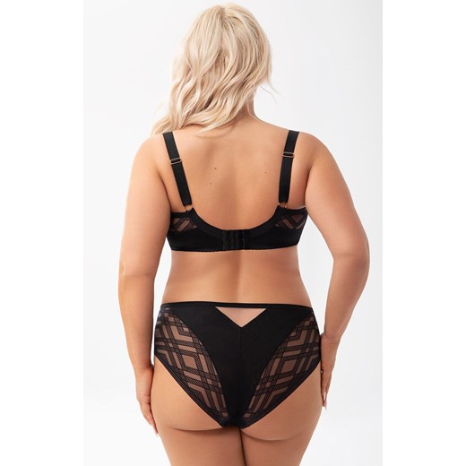 Gorsenia figi damskie wysokie czarne Estelle K898, Kolor czarny, Rozmiar 2XL, Gorsenia ze sklepu Intymna w kategorii Majtki damskie - zdjęcie 178348287