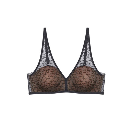 Triumph czarny biustonosz usztywniany Signature Sheer P EX 10215909, Kolor czarny, Rozmiar 80D, Triumph ze sklepu Intymna w kategorii Biustonosze - zdjęcie 178348316