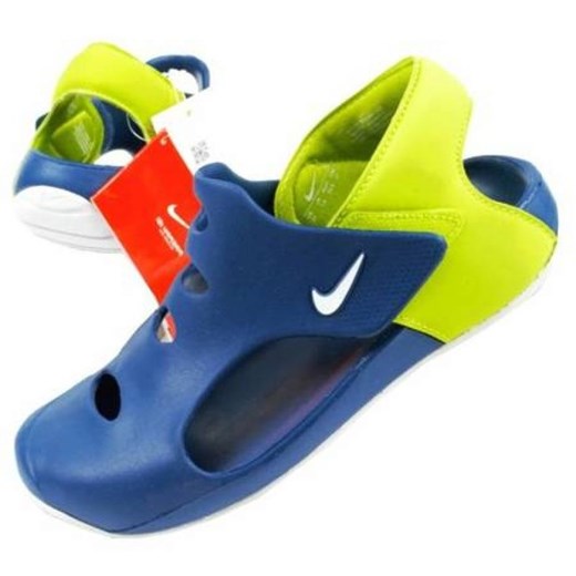 Sandały Nike Sunray Protect Jr DH9465-402 niebieskie ze sklepu ButyModne.pl w kategorii Buciki niemowlęce - zdjęcie 178348667