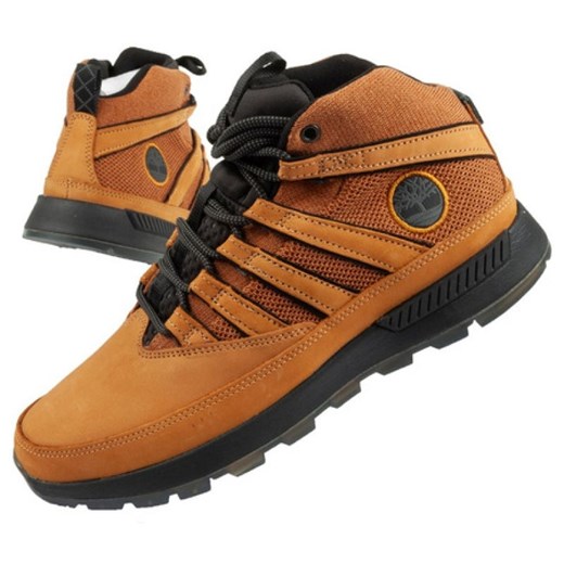 Buty trekkingowe Timberland Euro Trekker 0A2J37231 brązowe ze sklepu ButyModne.pl w kategorii Buty trekkingowe męskie - zdjęcie 178348718