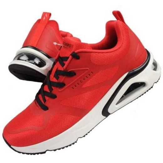 Buty sportowe Skechers Air Uno 183070/RED czerwone ze sklepu ButyModne.pl w kategorii Buty sportowe męskie - zdjęcie 178348779