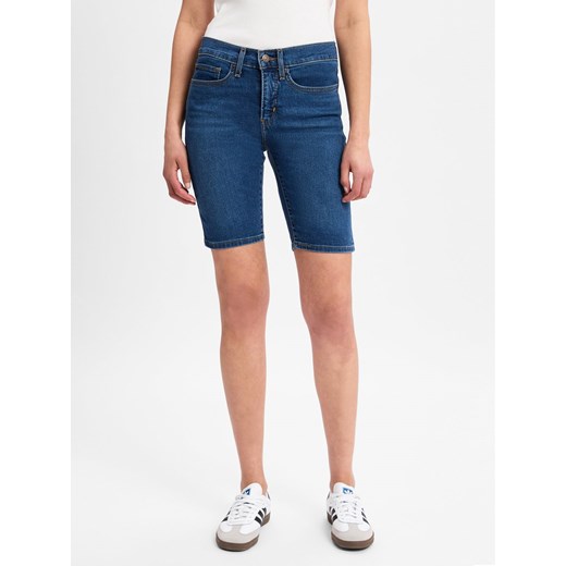Levi's Damskie szorty dżinsowe Kobiety Bawełna dark stone jednolity ze sklepu vangraaf w kategorii Szorty - zdjęcie 178349117