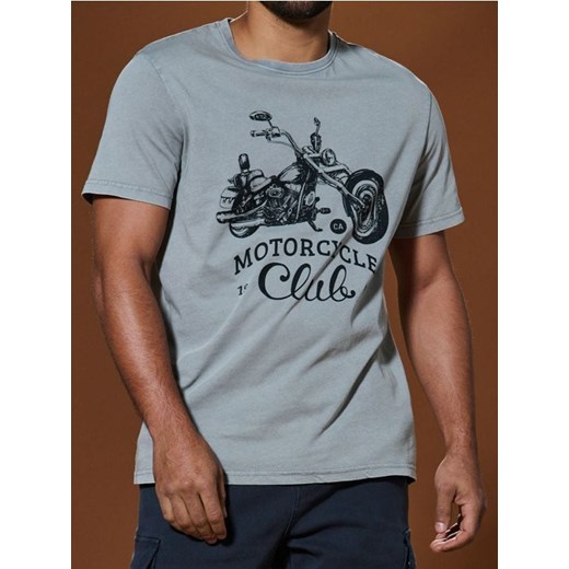 Sinsay - Koszulka - szary ze sklepu Sinsay w kategorii T-shirty męskie - zdjęcie 178350638