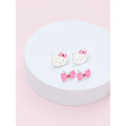 Sinsay - Kolczyki 2 pack Hello Kitty - srebrny ze sklepu Sinsay w kategorii Kolczyki - zdjęcie 178350755
