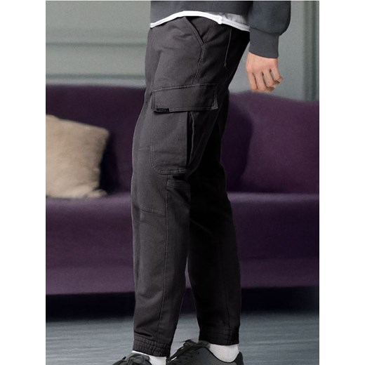 Sinsay - Jeansy regular jogger fit - szary ze sklepu Sinsay w kategorii Jeansy męskie - zdjęcie 178350855