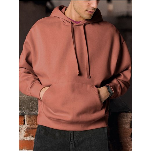 Sinsay - Bluza comfort - pomarańczowy ze sklepu Sinsay w kategorii Bluzy męskie - zdjęcie 178350879