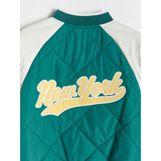 Reserved - Pikowana kurtka bomber - morski Reserved 140 (9 lat) Reserved