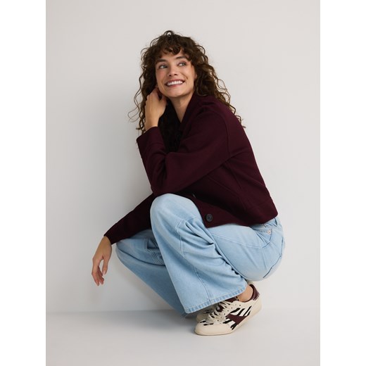 Kurtka damska Reserved bez kaptura wełniana krótka 