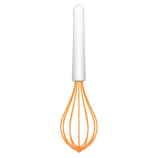 Fiskars Trzepaczka w kolorze biało-pomarańczowym - dł. 27,8 cm ze sklepu Limango Polska w kategorii Akcesoria kuchenne - zdjęcie 178354417