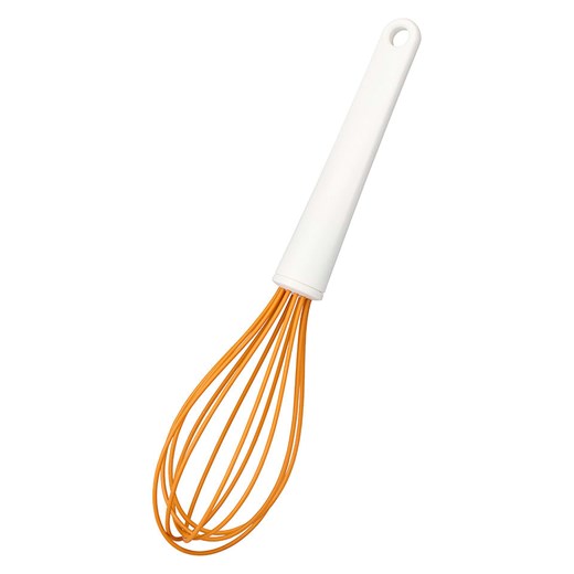 Fiskars Trzepaczka w kolorze biało-pomarańczowym - dł. 27,8 cm Fiskars onesize okazja Limango Polska