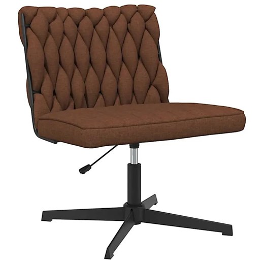 Fotel do biurka glamour brązowy P0-T57 ze sklepu Edinos.pl w kategorii Krzesła biurowe - zdjęcie 178355959