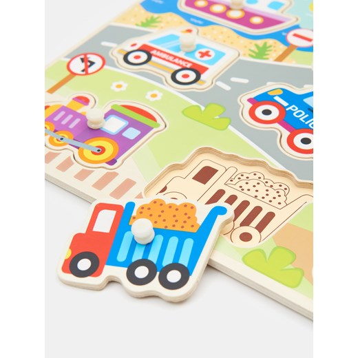 Sinsay - Drewniane puzzle - wielobarwny Sinsay One Size Sinsay