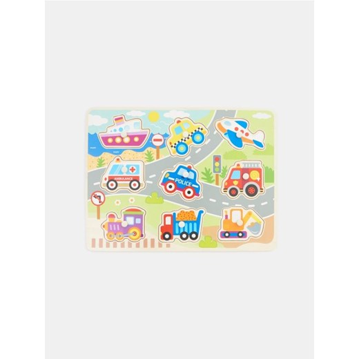 Sinsay - Drewniane puzzle - wielobarwny Sinsay One Size Sinsay