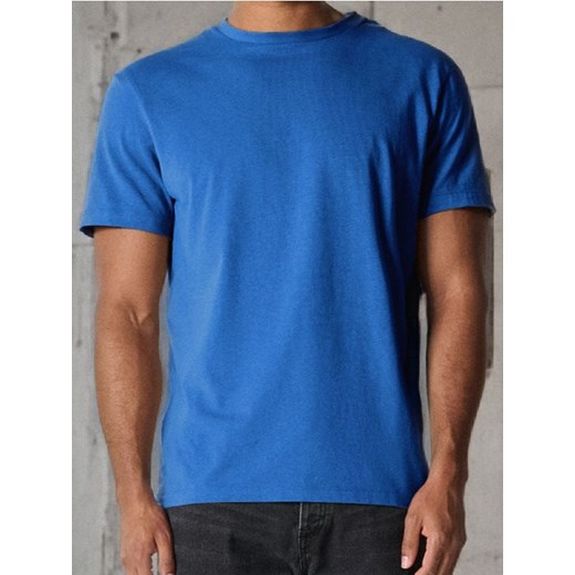 Sinsay - Koszulka basic - niebieski ze sklepu Sinsay w kategorii T-shirty męskie - zdjęcie 178358915