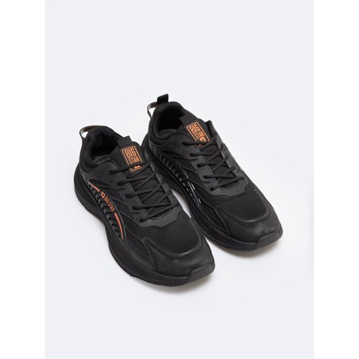 Sneakersy męskie czarne RR174559 906 ze sklepu Big Star w kategorii Buty sportowe męskie - zdjęcie 178359819