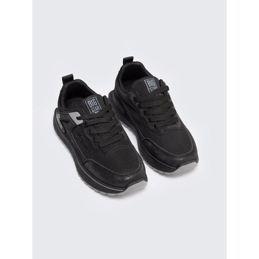 Sneakersy dziecięce unisex czarne RR374068 906 ze sklepu Big Star w kategorii Buty sportowe dziecięce - zdjęcie 178359845