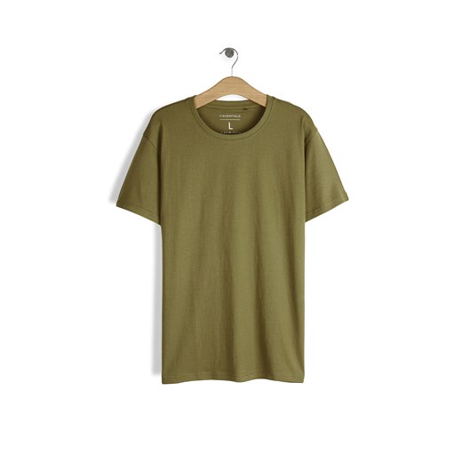 GATE T-shirt basic z bawełny slim fit S ze sklepu gateshop w kategorii T-shirty męskie - zdjęcie 178360608