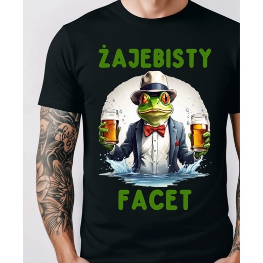 Koszulka męska na walentynki - żajebisty facet ze sklepu Time For Fashion w kategorii T-shirty męskie - zdjęcie 178362417