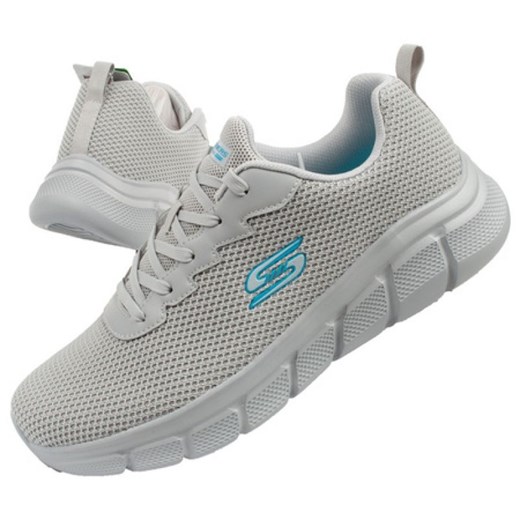 Buty Skechers 118106/LTGY szare ze sklepu ButyModne.pl w kategorii Buty sportowe męskie - zdjęcie 178363855