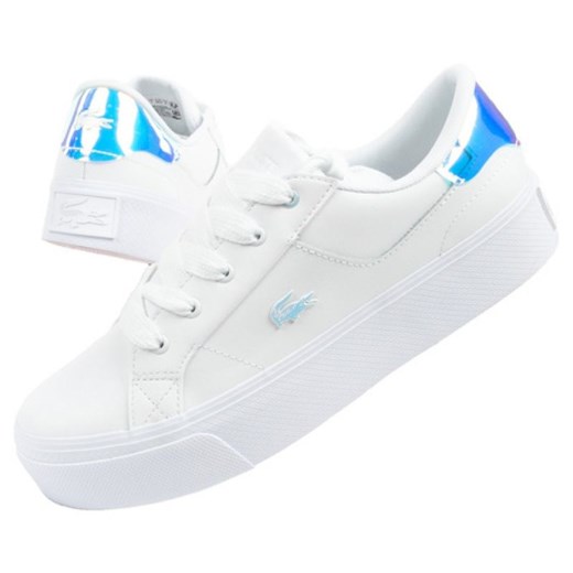 Buty Lacoste Ziane Platform 041Y9 białe ze sklepu ButyModne.pl w kategorii Trampki damskie - zdjęcie 178363865