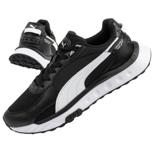 Buty Puma Wild Rider Route 381597 05 czarne ze sklepu ButyModne.pl w kategorii Buty sportowe męskie - zdjęcie 178363868
