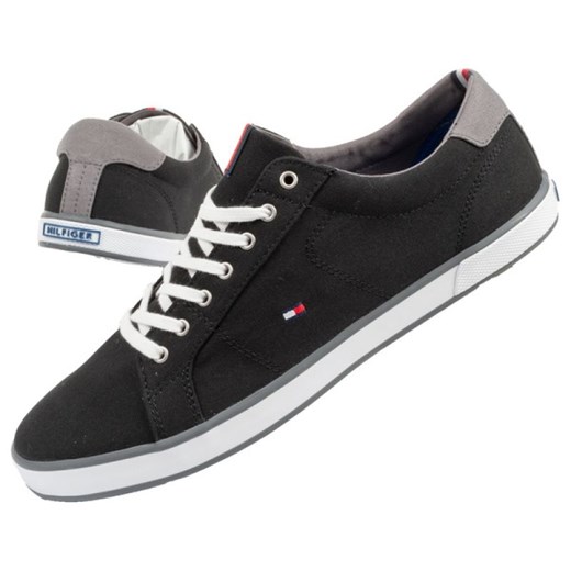 Trampki Tommy Hilfiger FM0FM00596990 czarne ze sklepu ButyModne.pl w kategorii Trampki męskie - zdjęcie 178363885