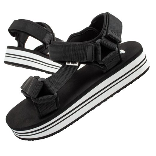 Sandały Lee Cooper LCW-24-05-2753L czarne ze sklepu ButyModne.pl w kategorii Sandały damskie - zdjęcie 178363887