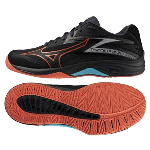 Buty Mizuno Thunder Blade Z V1GA237006 czarne ze sklepu ButyModne.pl w kategorii Buty sportowe męskie - zdjęcie 178364136