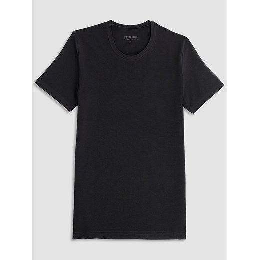 COTONELLA Koszulka w kolorze czarnym ze sklepu Limango Polska w kategorii T-shirty męskie - zdjęcie 178365515