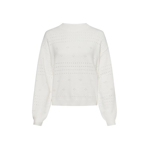 Vila Damski sweter z dzianiny - VIRil Kobiety wiskoza biały jednolity Vila XS vangraaf