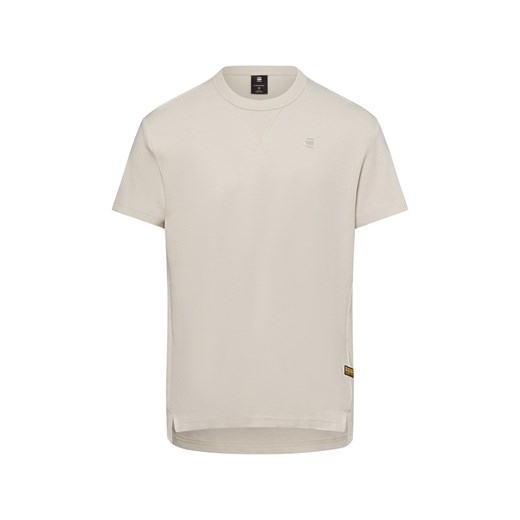 G-Star RAW Koszulka męska - Nifous Mężczyźni Bawełna beżowy jednolity ze sklepu vangraaf w kategorii T-shirty męskie - zdjęcie 178368059