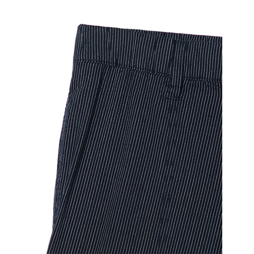 Cropp - Granatowe spodnie baggy z wiskozą - granatowy Cropp 32 Cropp