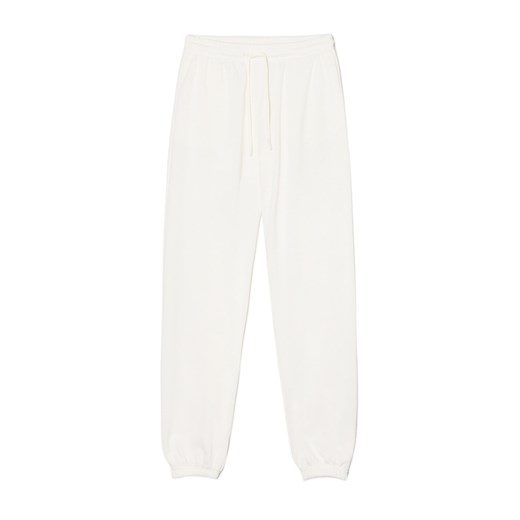 Cropp - Kremowe dresowe joggery basic - kremowy Cropp XL Cropp