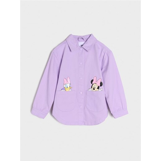 Sinsay - Koszula jeansowa Mickey Mouse - fioletowy ze sklepu Sinsay w kategorii Koszule chłopięce - zdjęcie 178371898