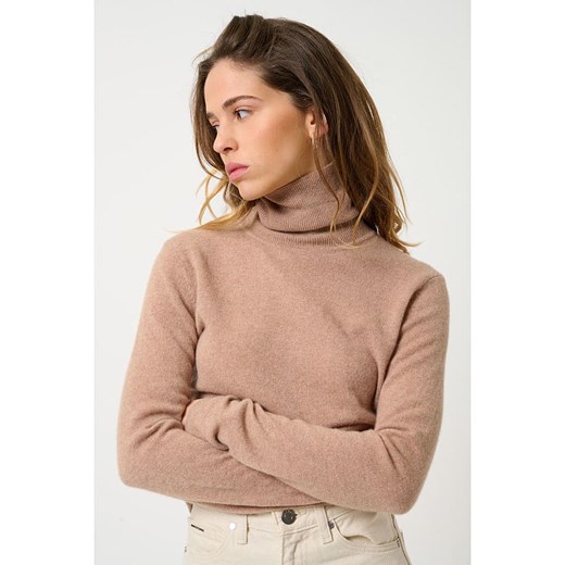 Sweter damski AUTHENTIC CASHMERE z golfem 