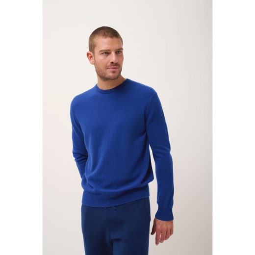 Just Cashmere Kaszmirowy sweter &quot;Howard&quot; w kolorze niebieskim ze sklepu Limango Polska w kategorii Swetry męskie - zdjęcie 178373569