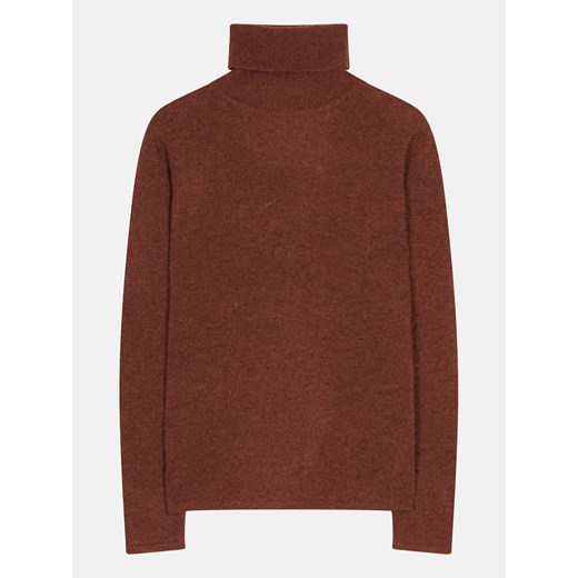 Perfect Cashmere Kaszmirowy golf &quot;Ashley&quot; w kolorze jasnobrązowym ze sklepu Limango Polska w kategorii Swetry damskie - zdjęcie 178373636